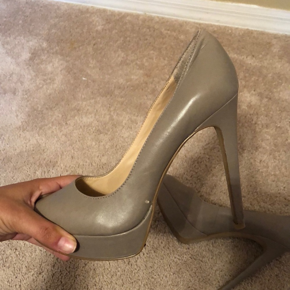 Grey heels